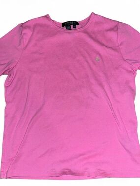 Ralph Lauren Pink Short-Sleeve Crewneck Tee
